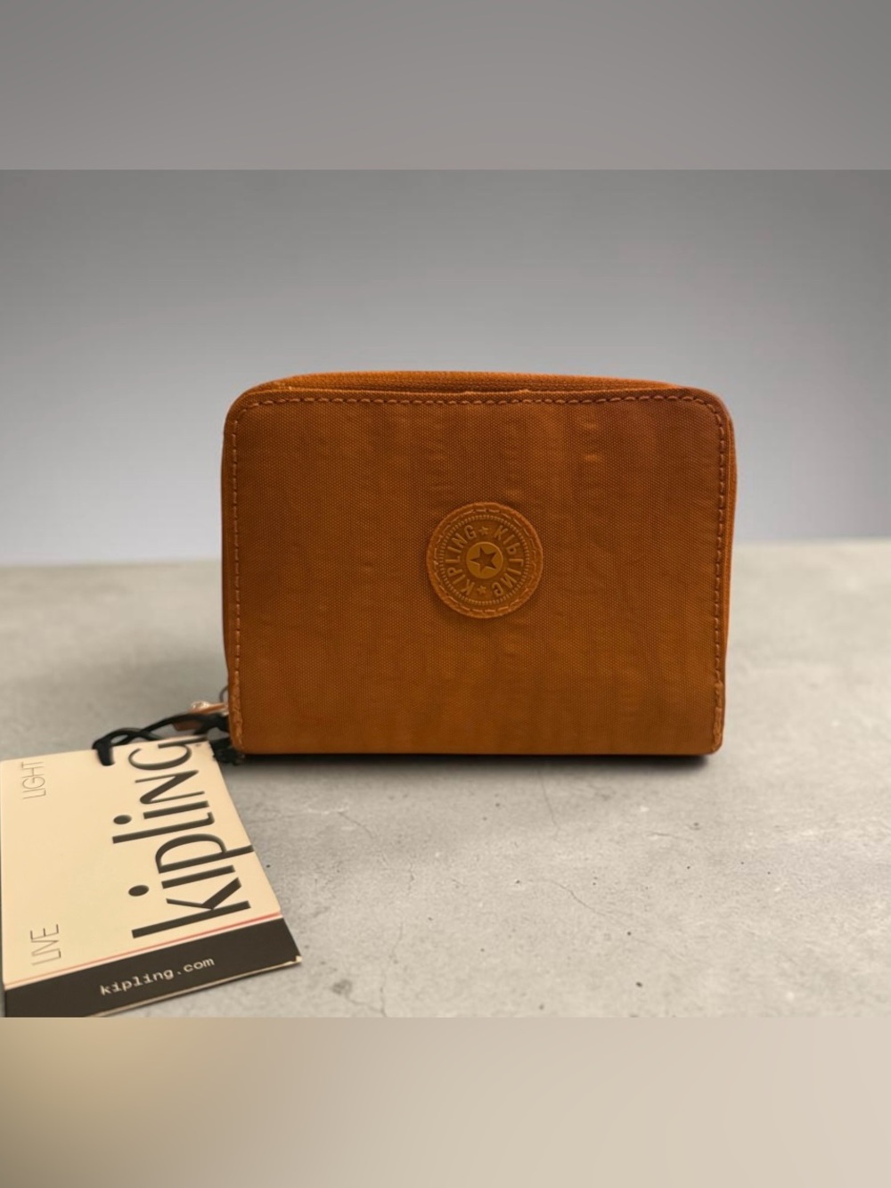 Kipling Women's Money Love, RFID , Zip Closure Wallet, Stylish Mokka